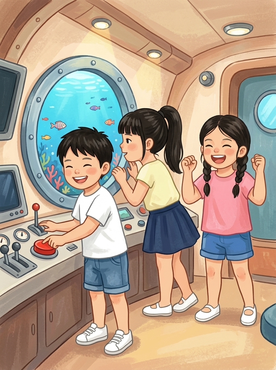 潛水艇下水了