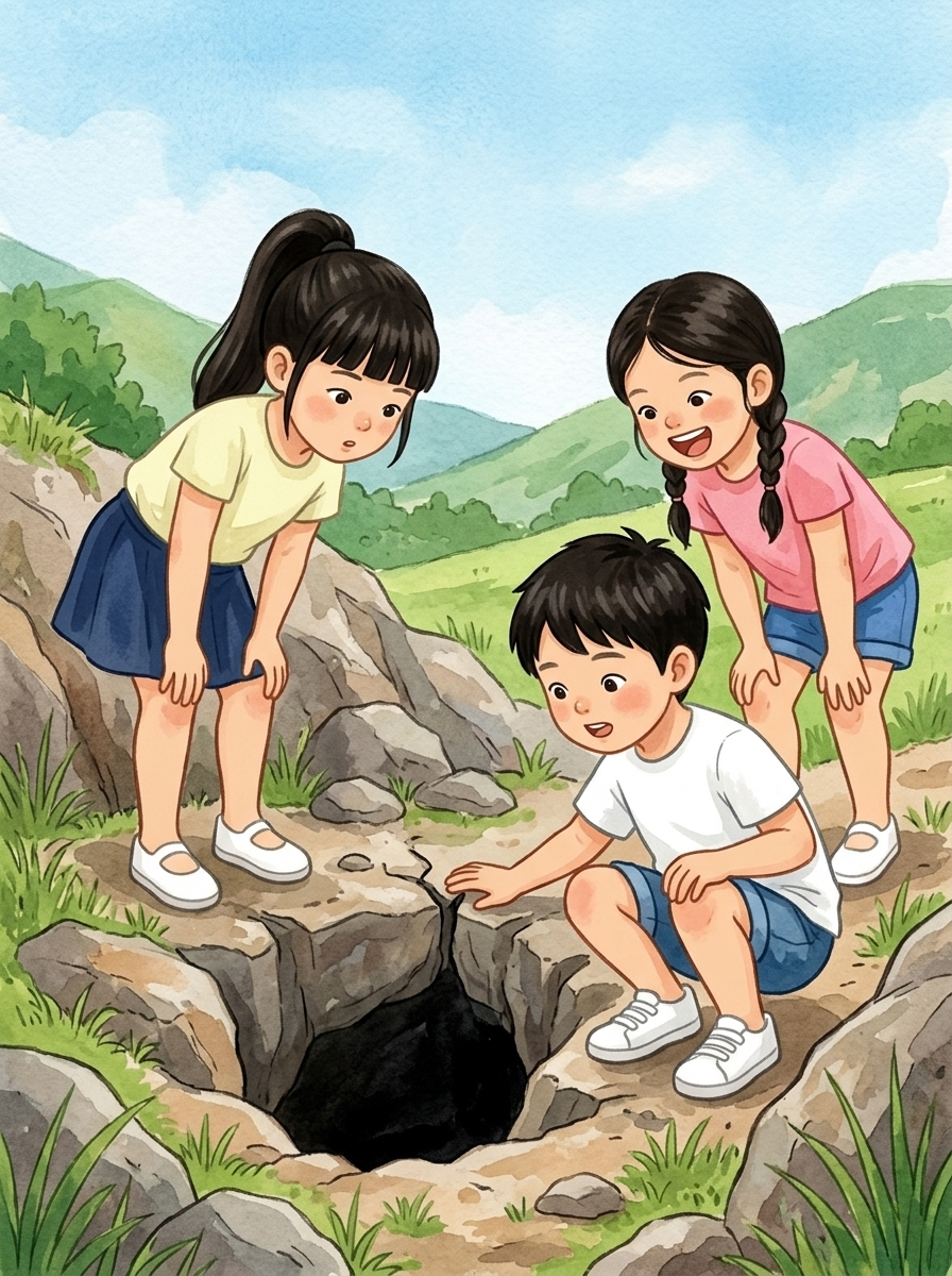 垂降進洞
