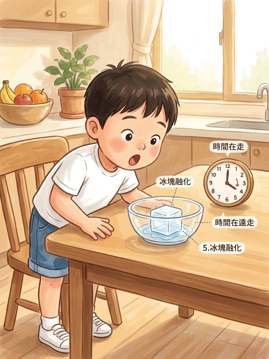 冰塊消失了
