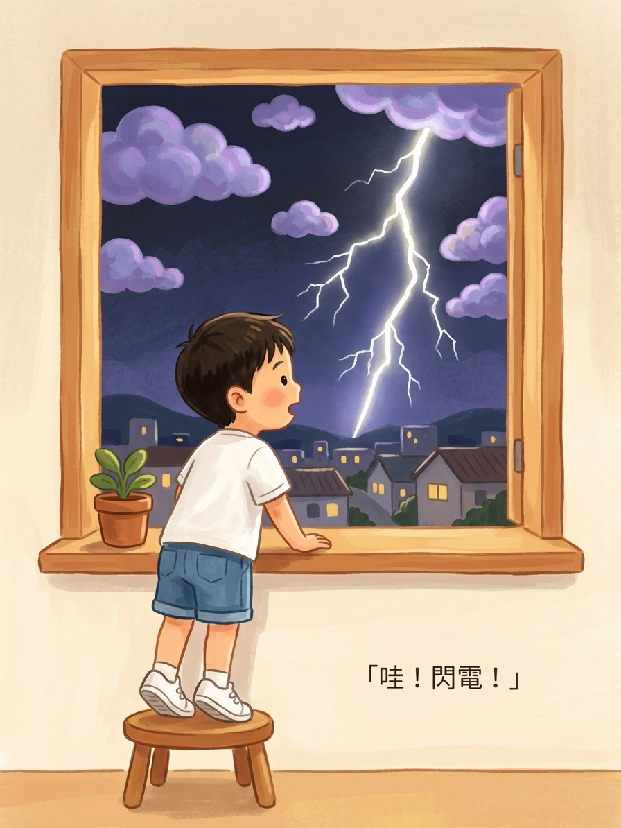 為什麼打雷又閃電？