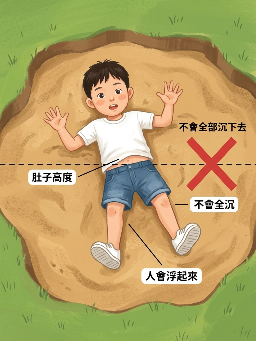 流沙真的會吞人嗎？