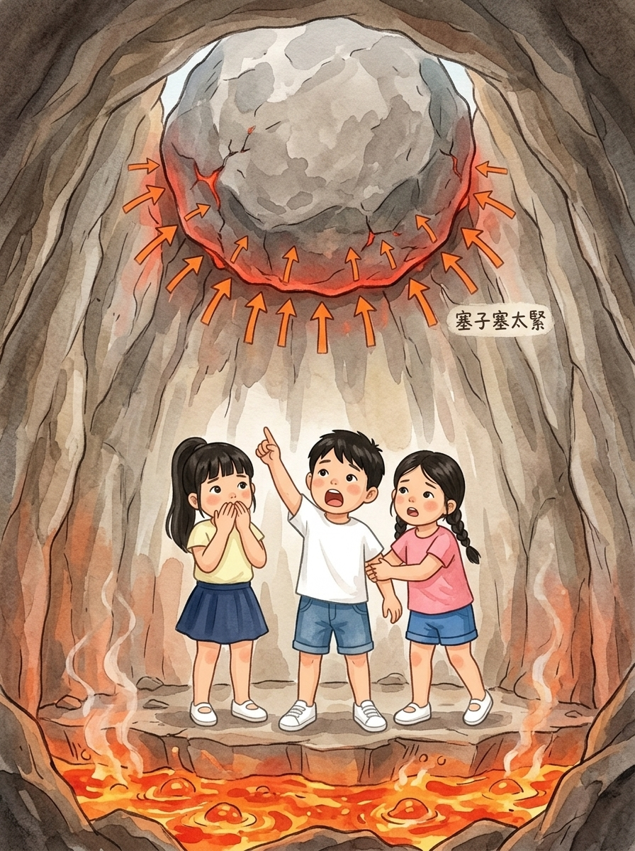 拔開火山的塞子